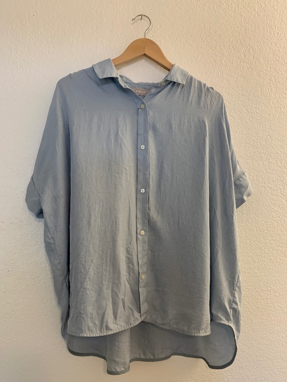 Everlane Shirt 100% Triacetate | Light Blue | 16